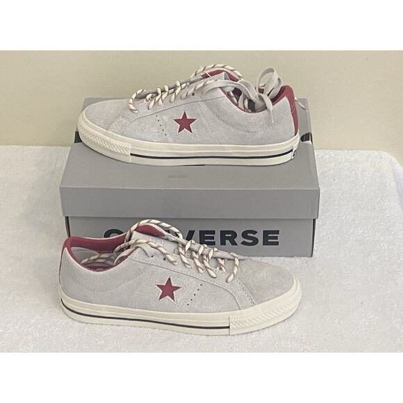 Converse One Star Pro OX Low Barely Grey Astrodust Pink Size M6/W7.5 - Picture 2 of 5